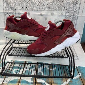 Nike Air Huarache Maroon Youth Size 6.5Y/Womans 8 Retro 854275-682 Sneakers